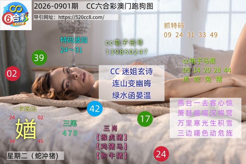 CC六合澳门跑马图0901期